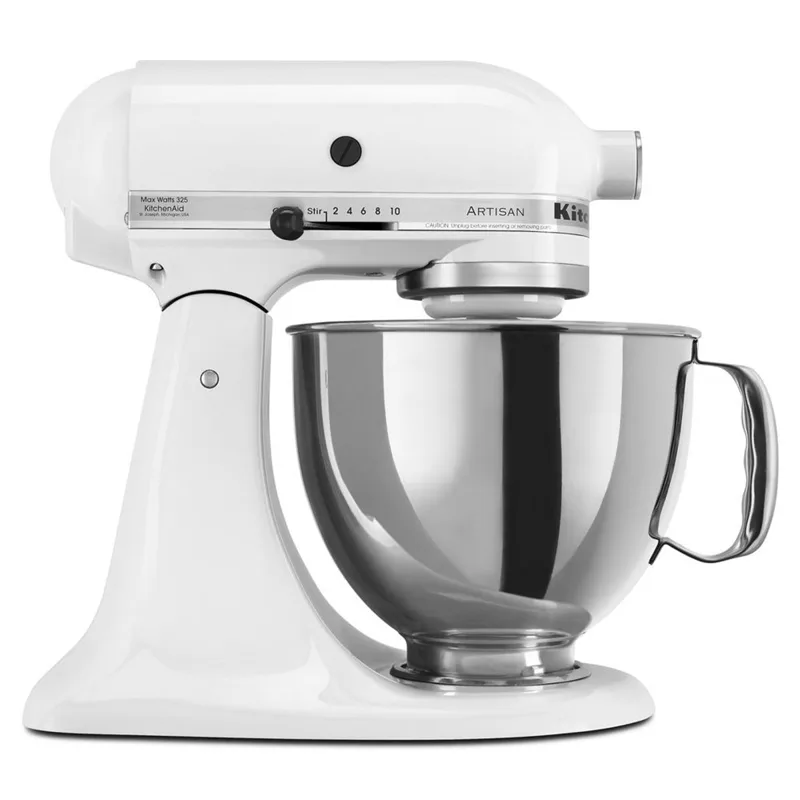 KitchenAid Artisan Series 5 stand mixer with stainless steel bowl